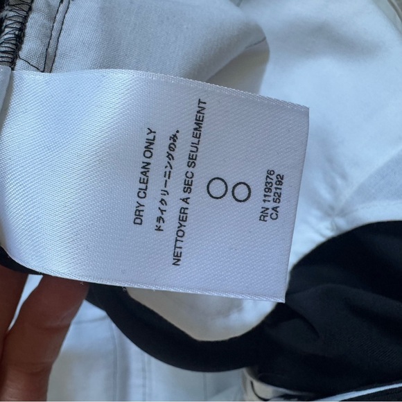 Helmut Lang trousers black dress pants 100% wool wide straight leg size 6 - Picture 9 of 10